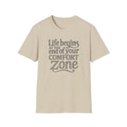 Life Begins at the End of Your Comfort Zone Etched | Motivational Quote