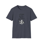 Living for the Next Adventure T-Shirt | Backpack Camping Illustration