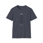 Sky Above Earth Below Peace Within T-Shirt | Minimal Nature Quote