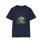 Find Yourself in the Wild | Deer and Fox Forest Adventure T-Shirt