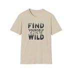Find Yourself in the Wild T-Shirt | Adventure Typography Tee