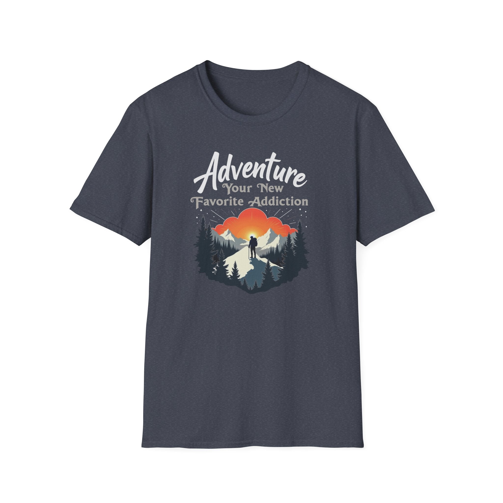 Sunset Hiker Landscape T-Shirt | Your New Favorite Addiction