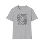 Life Begins at the End of Your Comfort Zone Etched | Motivational Quote