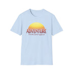 Adventure Your New Favorite Addiction Retro Horizon Typography T-Shirt