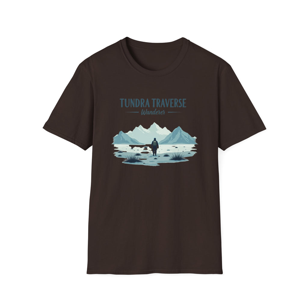 Tundra Traverse Wanderer T-Shirt | Mountain Hiker Graphic Tee