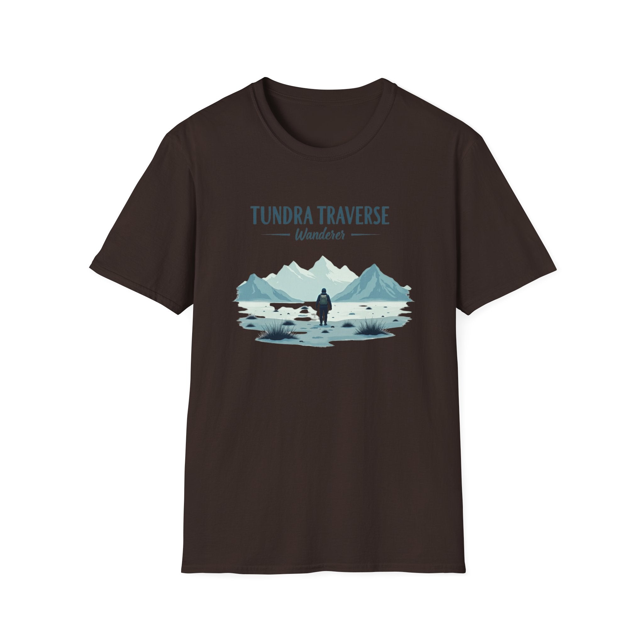 Tundra Traverse Wanderer T-Shirt | Mountain Hiker Graphic Tee