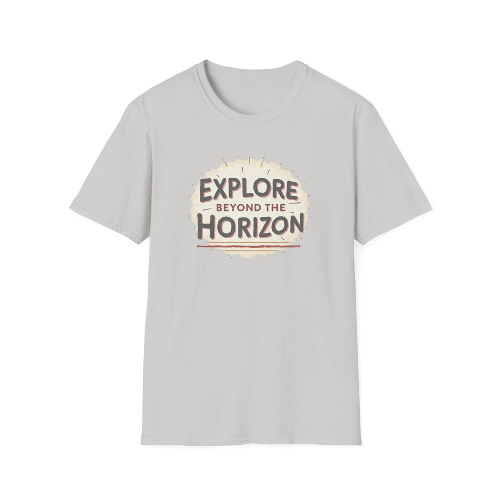 Explore Beyond the Horizon T-Shirt | Adventure Compass Graphic