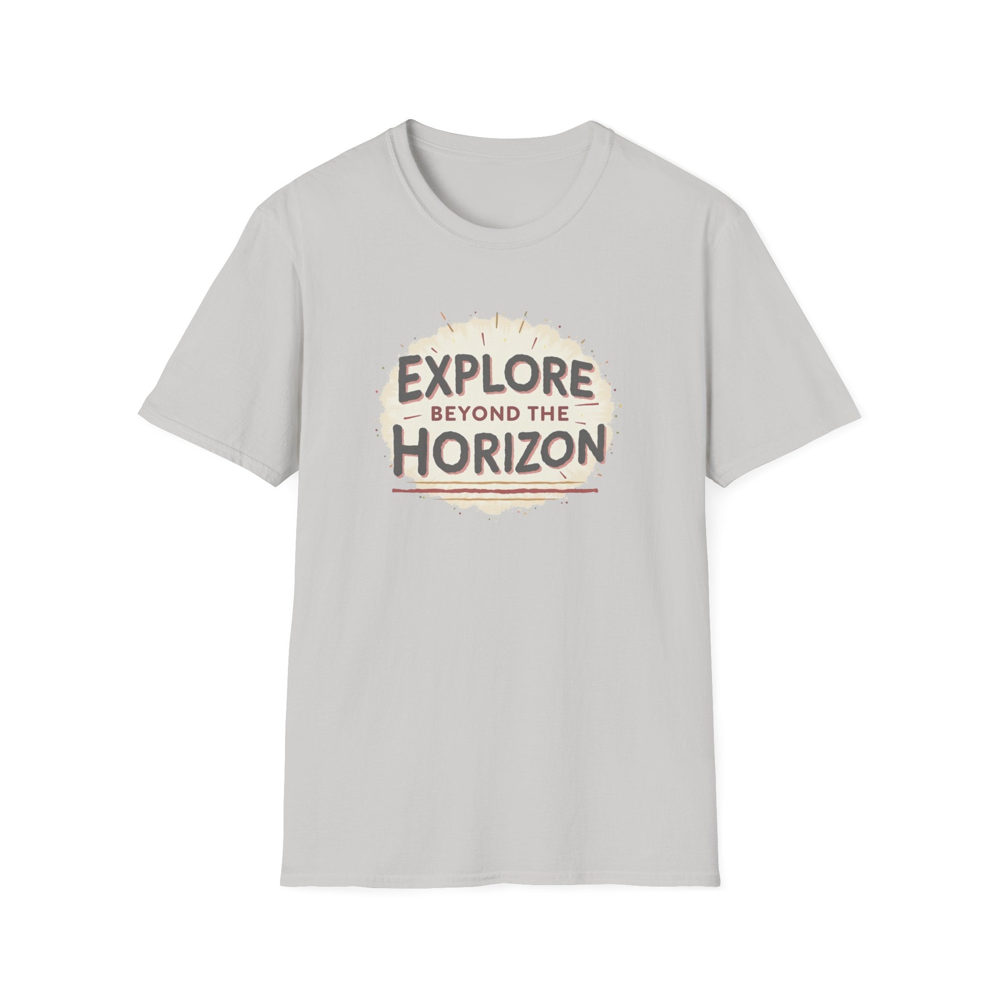 Explore Beyond the Horizon T-Shirt | Adventure Compass Graphic