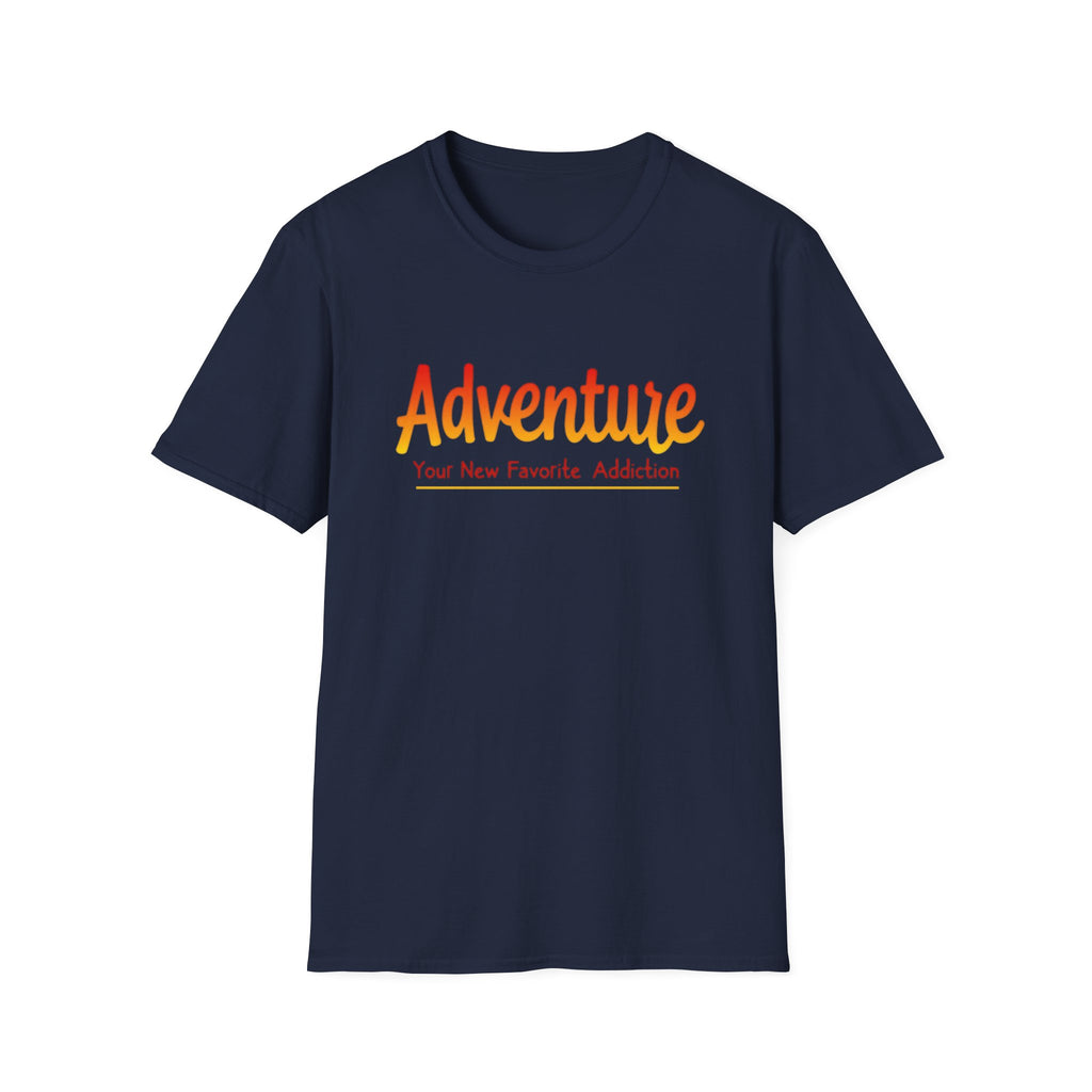 Adventure Your New Favorite Addiction T-Shirt | Retro Script Tee