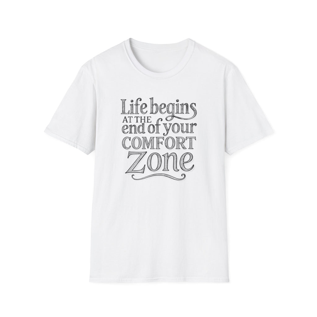 Life Begins at the End of Your Comfort Zone Etched | Motivational Quote