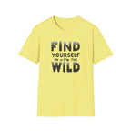 Find Yourself in the Wild T-Shirt | Adventure Typography Tee