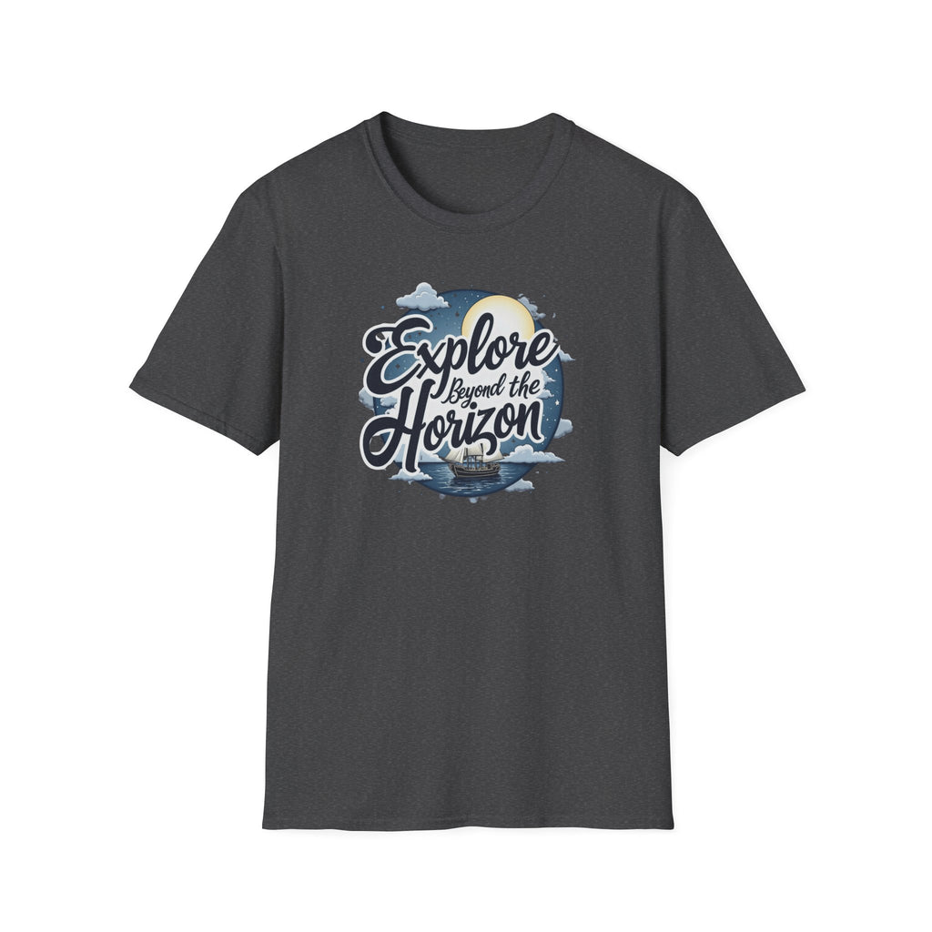 Explore Beyond the Horizon T-Shirt — Adventure Travel Graphic Tee