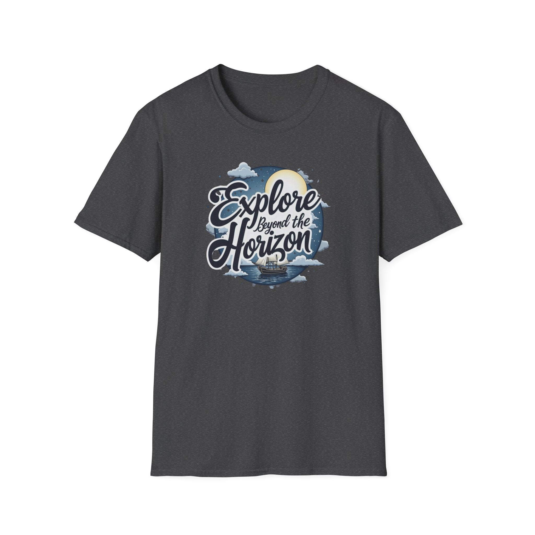 Explore Beyond the Horizon T-Shirt — Adventure Travel Graphic Tee
