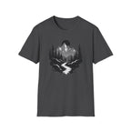 Mountain Landscape T-Shirt | Forest River Night Scene