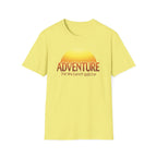Adventure Your New Favorite Addiction Retro Horizon Typography T-Shirt