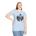 Mountain Landscape T-Shirt | Forest River Night Scene
