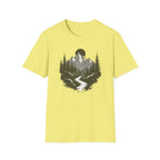 Mountain Landscape T-Shirt | Forest River Night Scene