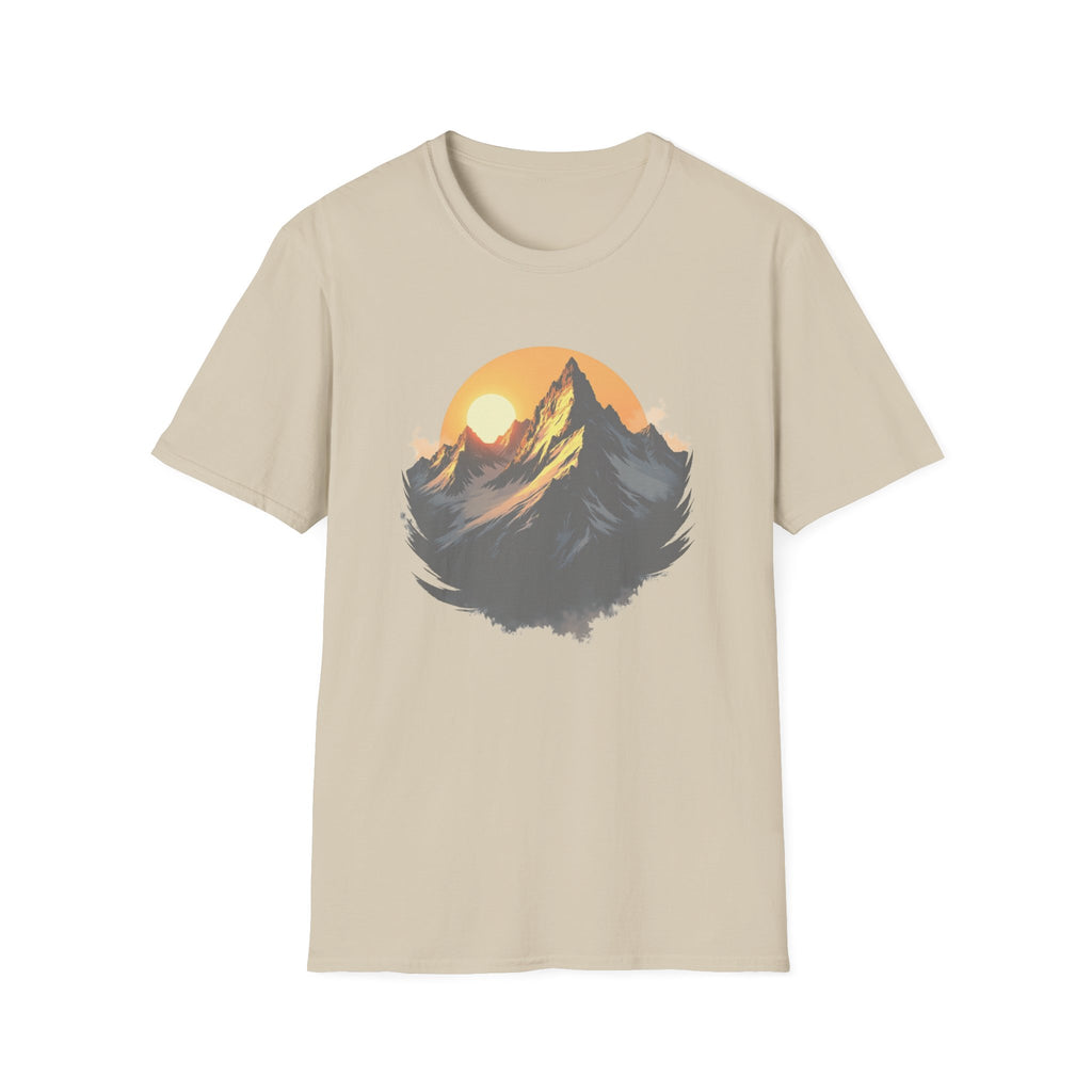 Golden Horizon T-Shirt | Scenic Mountain Graphic Tee