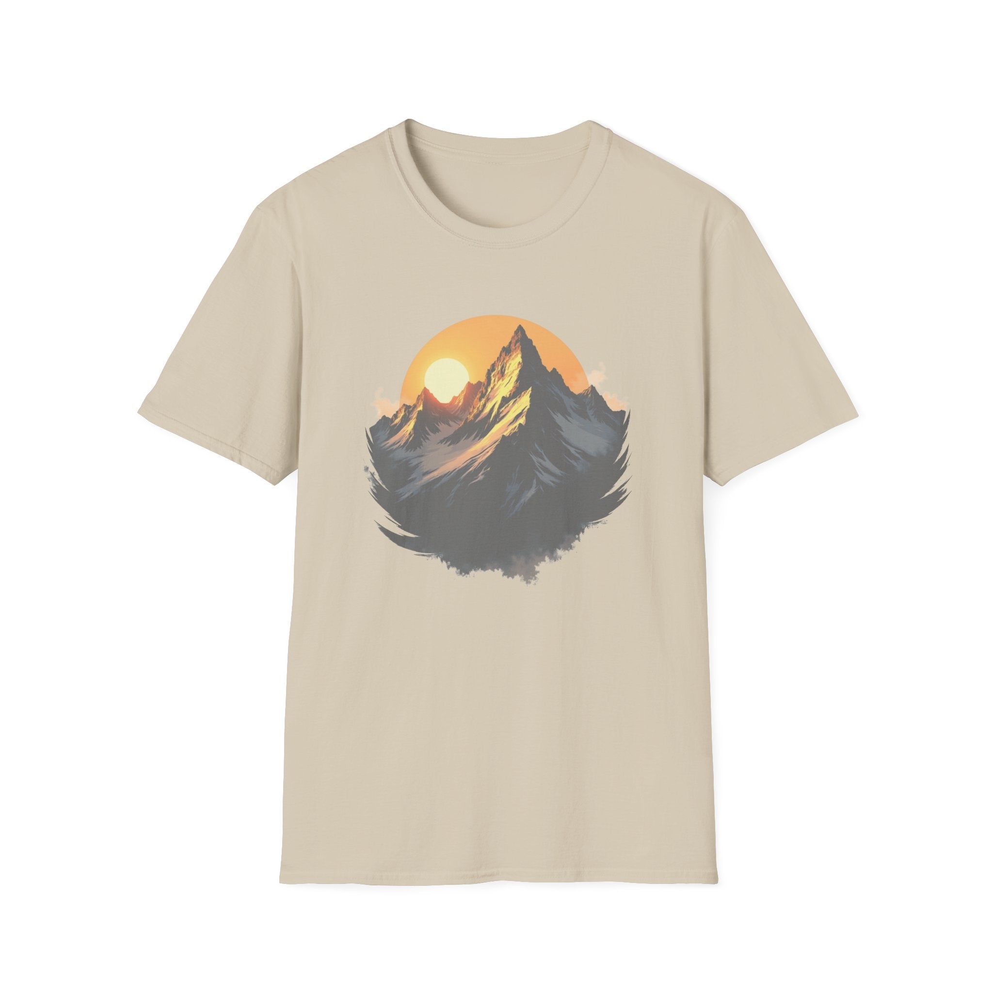 Golden Horizon T-Shirt | Scenic Mountain Graphic Tee