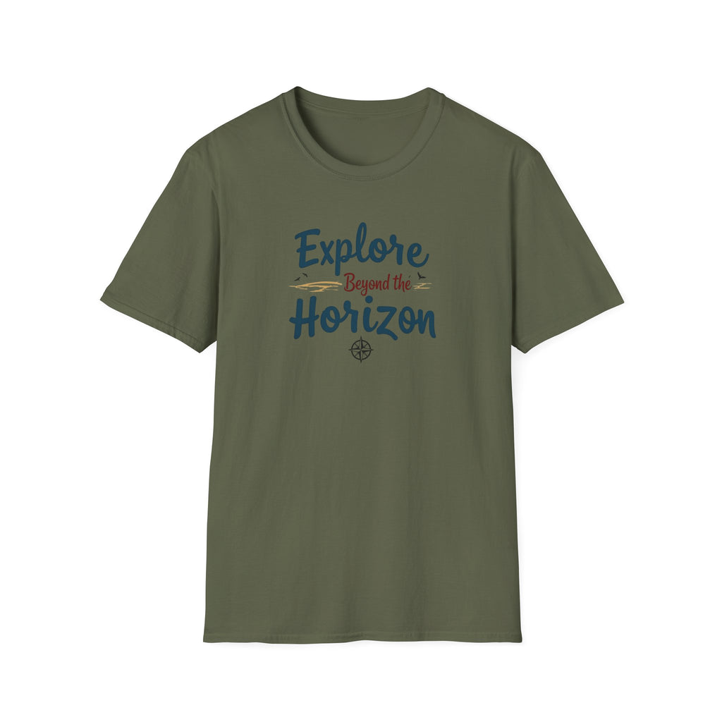 Explore Beyond the Horizon | Typography T-Shirt