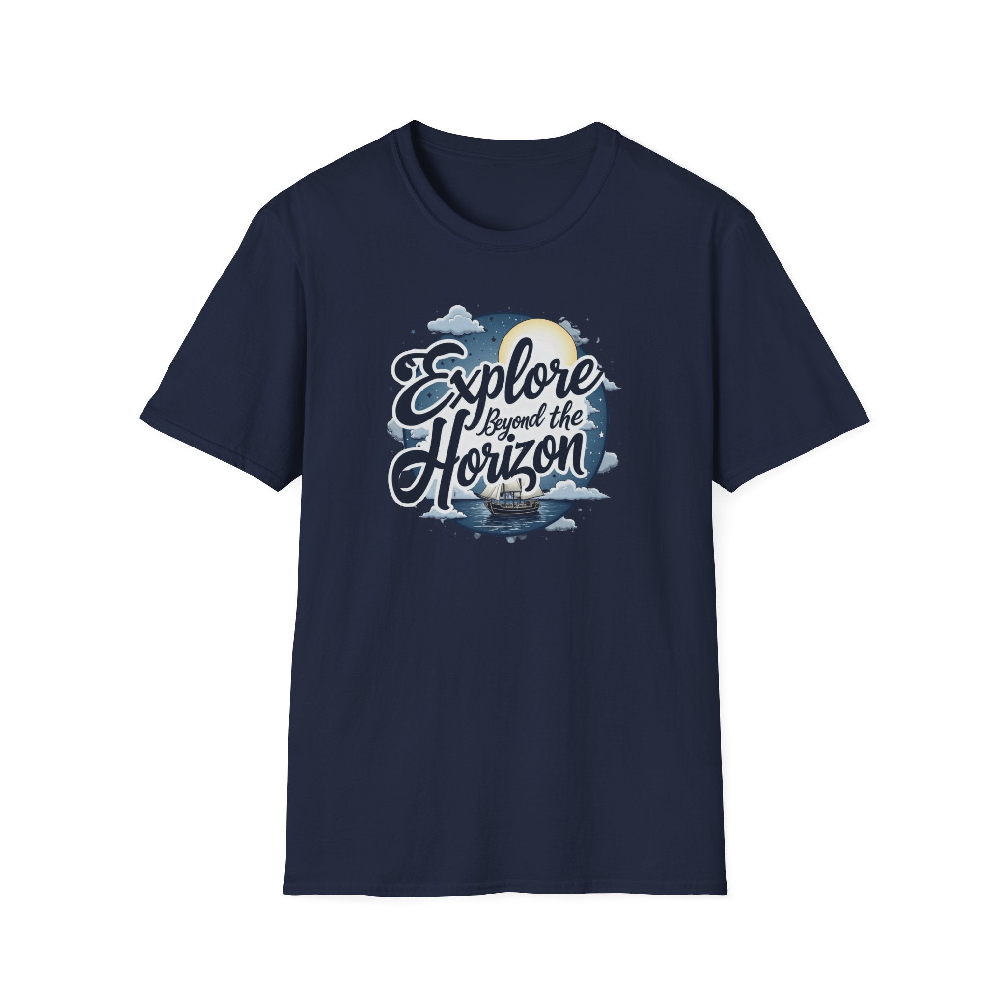 Explore Beyond the Horizon T-Shirt — Adventure Travel Graphic Tee