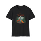 Find Yourself in the Wild | Deer and Fox Forest Adventure T-Shirt