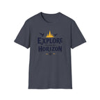 Explore Beyond the Horizon T-Shirt | Adventure Mountains Compass
