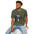 Mountain Landscape T-Shirt | Forest River Night Scene