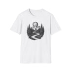 Mountain Path Forest Shirt Etched | Hiking Nature Graphic Tee