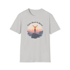Explore Beyond the Horizon T-Shirt | Mountain Sunset Adventure