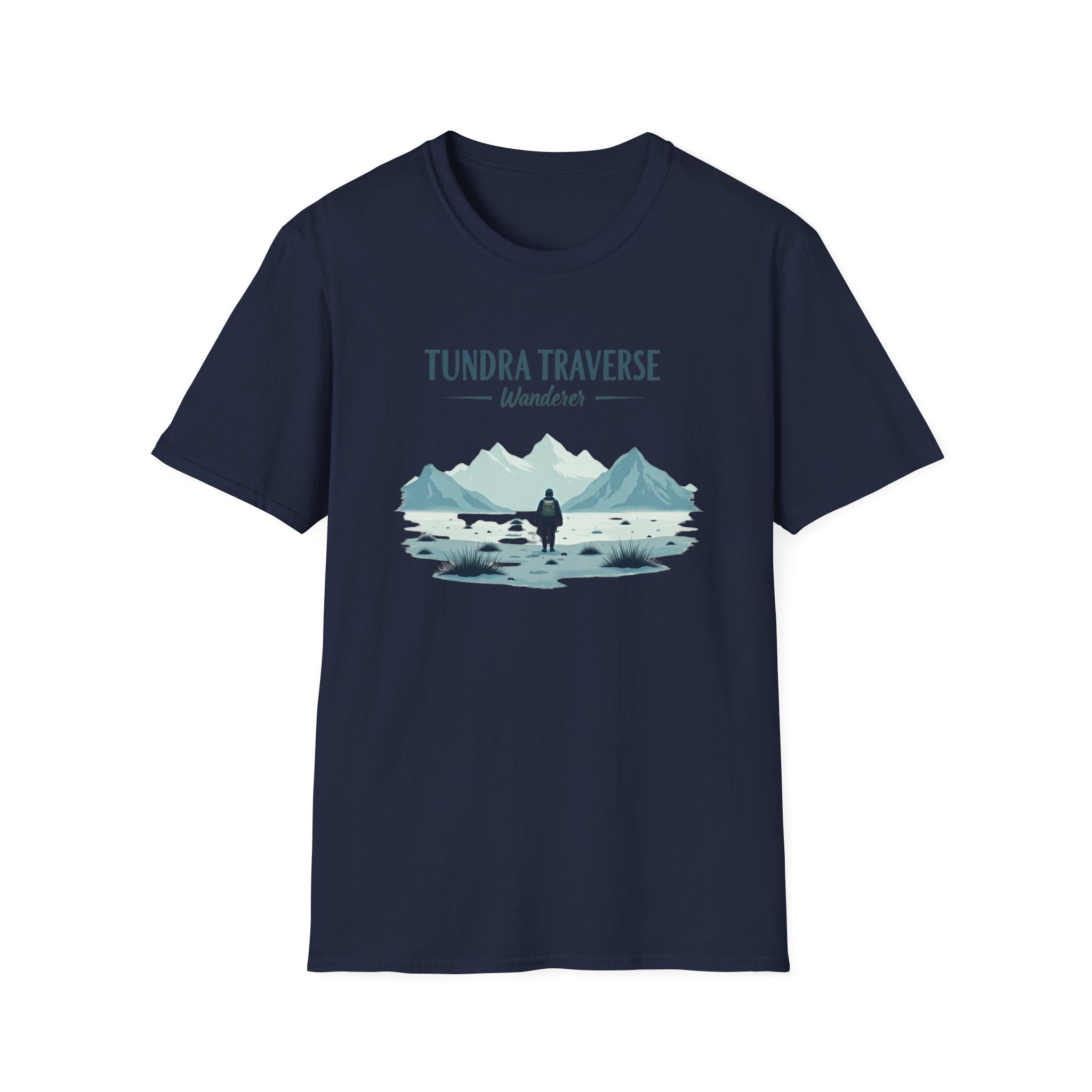 Tundra Traverse Wanderer T-Shirt | Mountain Hiker Graphic Tee