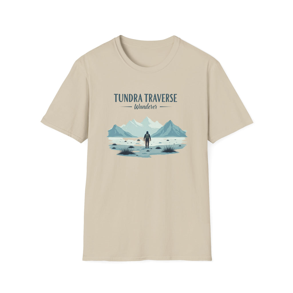 Tundra Traverse Wanderer T-Shirt | Mountain Hiker Graphic Tee