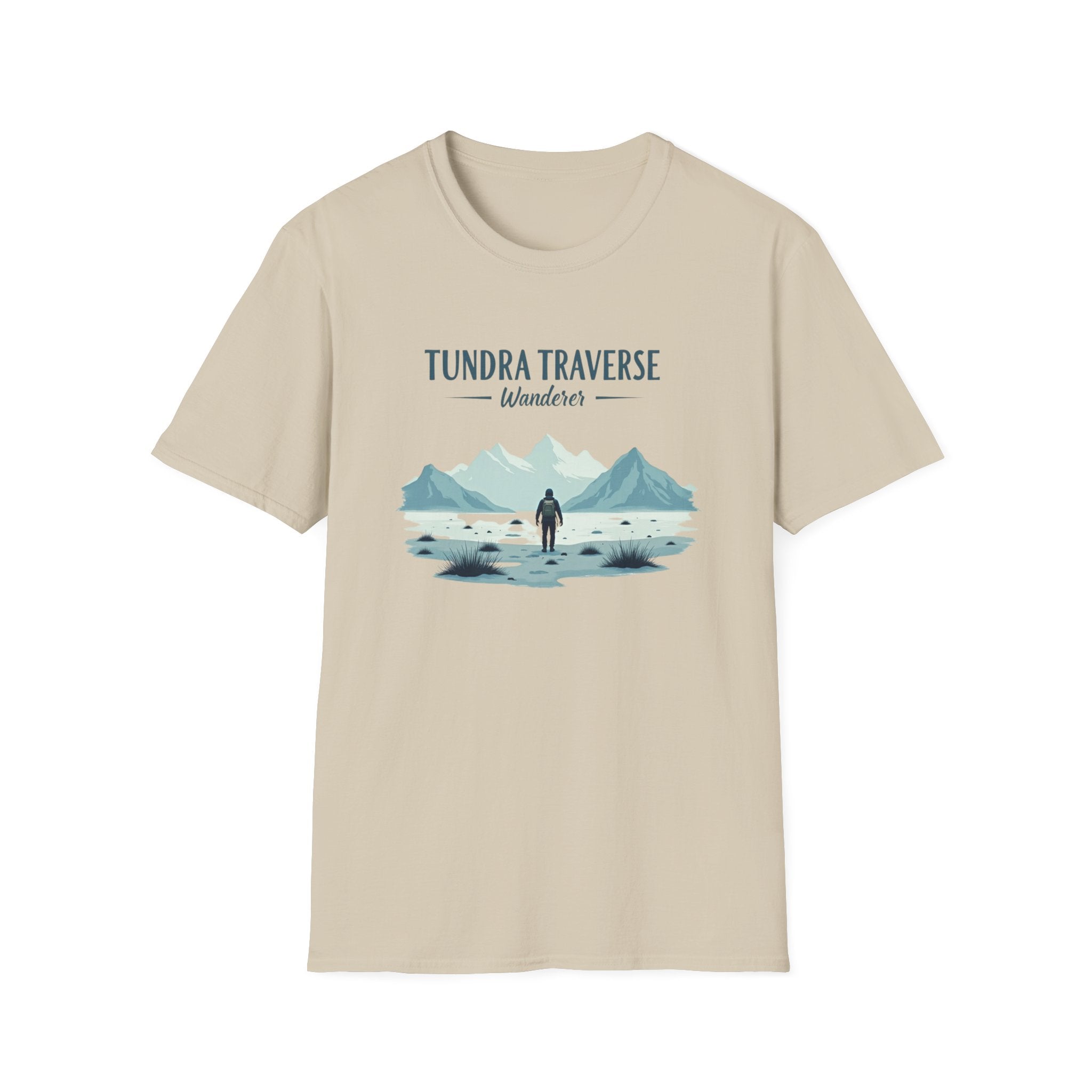 Tundra Traverse Wanderer T-Shirt | Mountain Hiker Graphic Tee