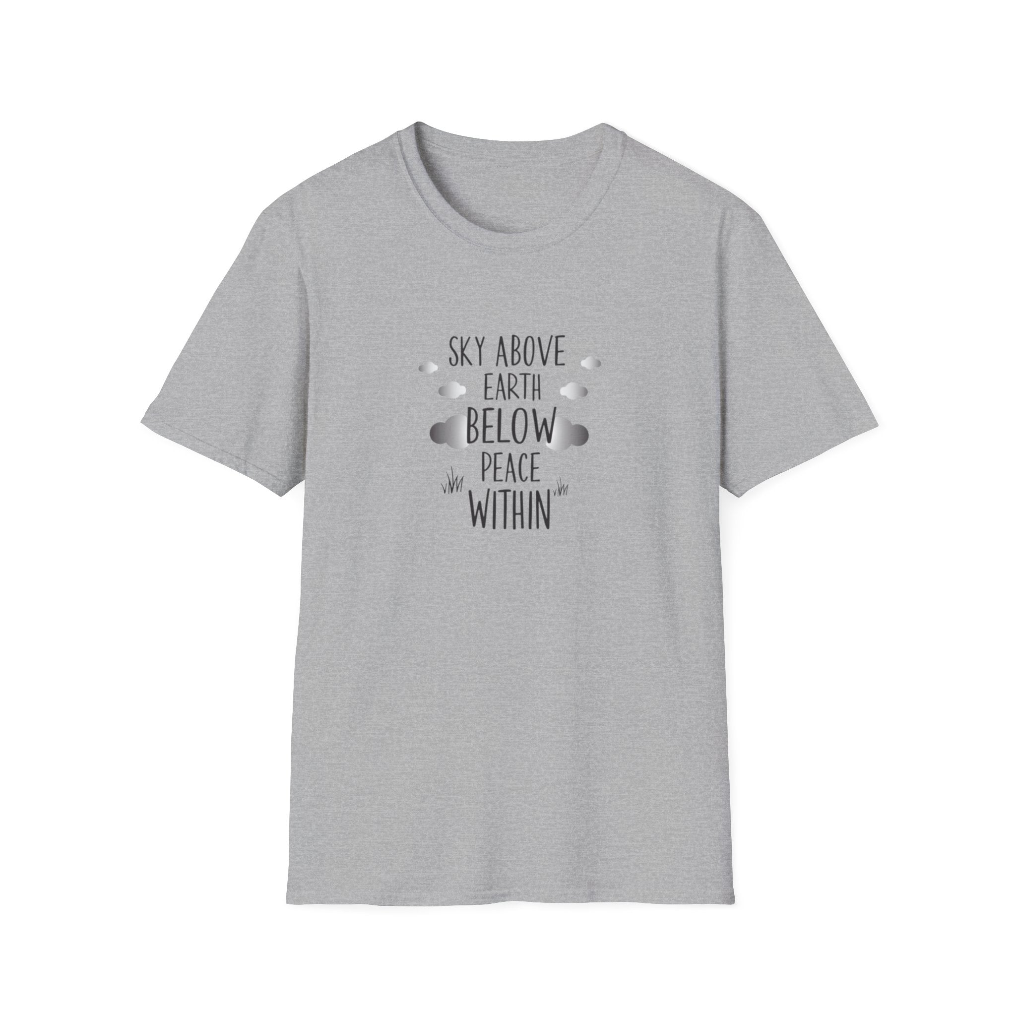 Sky Above Earth Below Peace Within T-Shirt | Boho